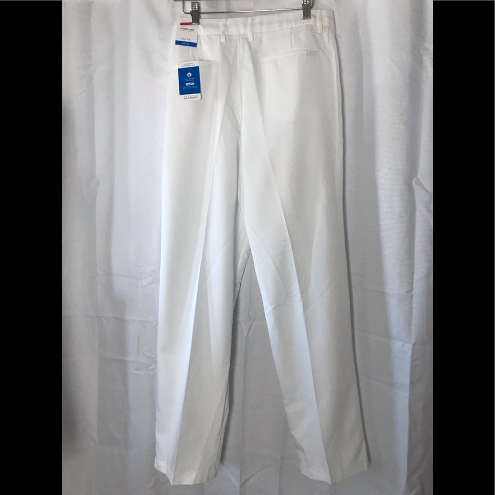 ATTACK LIFE Golf Flat Front Bright White 32x32 new - Picture 5 of 10